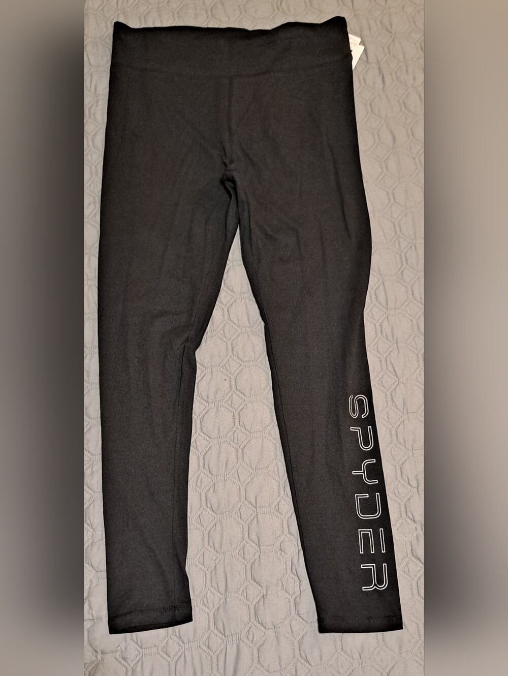 Spyder  Black Performance Joggers with Side Logo Sz L